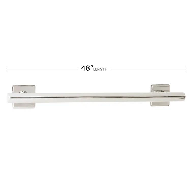 Coronado Modern Grab Bar with Square Flanges