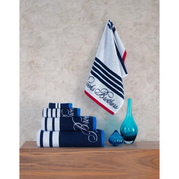Brooks Brothers Turkish Cotton Bath Towels (Set of 4)