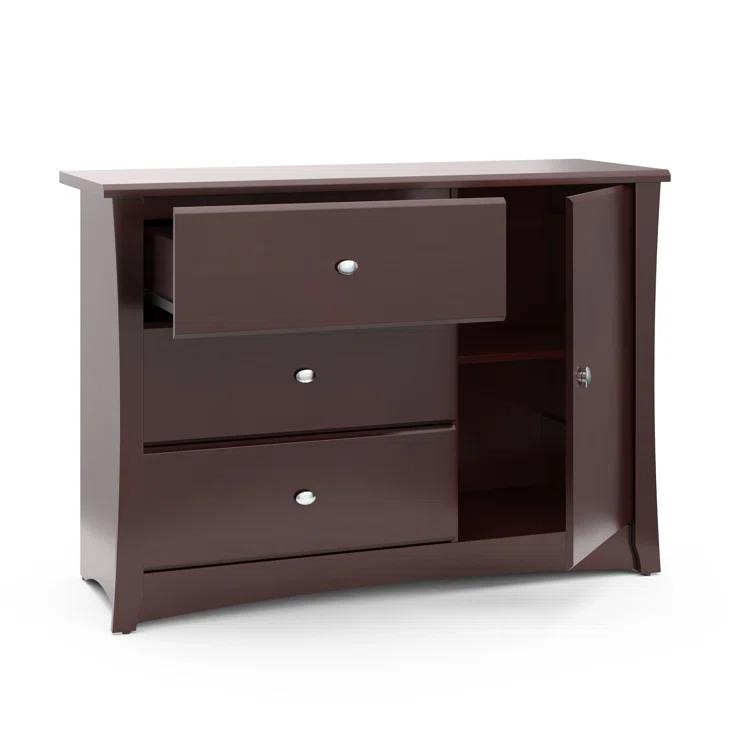 Crescent 3 Drawer Combo Dresser