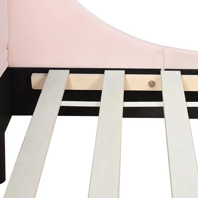 Afraa Upholstered Wingback Bed