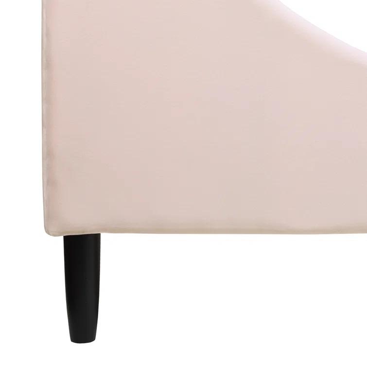 Afraa Upholstered Wingback Bed