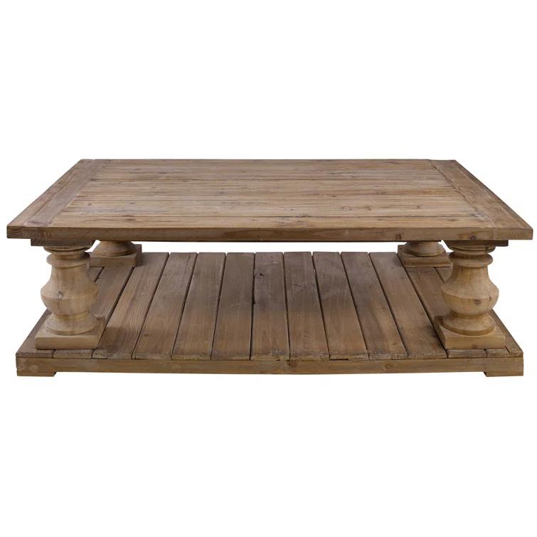 Stan Solid Wood Coffee Table