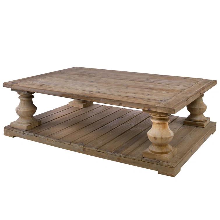 Stan Solid Wood Coffee Table
