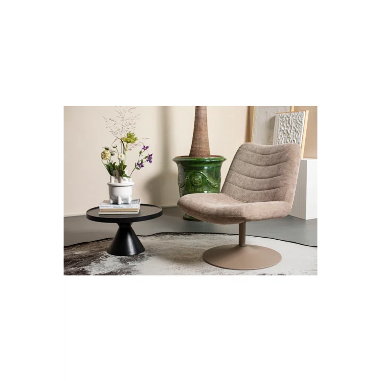 Bubba Upholstered Swivel Accent Chair