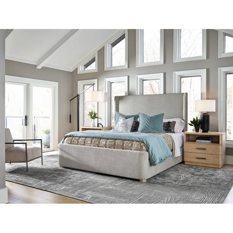 Upholstered Slat Bed