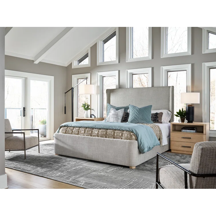 Upholstered Slat Bed