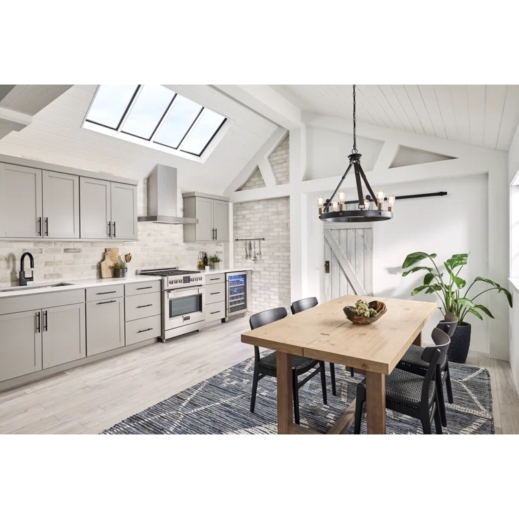 Zephyr 36" Roma 600 CFM Convertible Wall Mount Range Hood in Gray with Nightlight