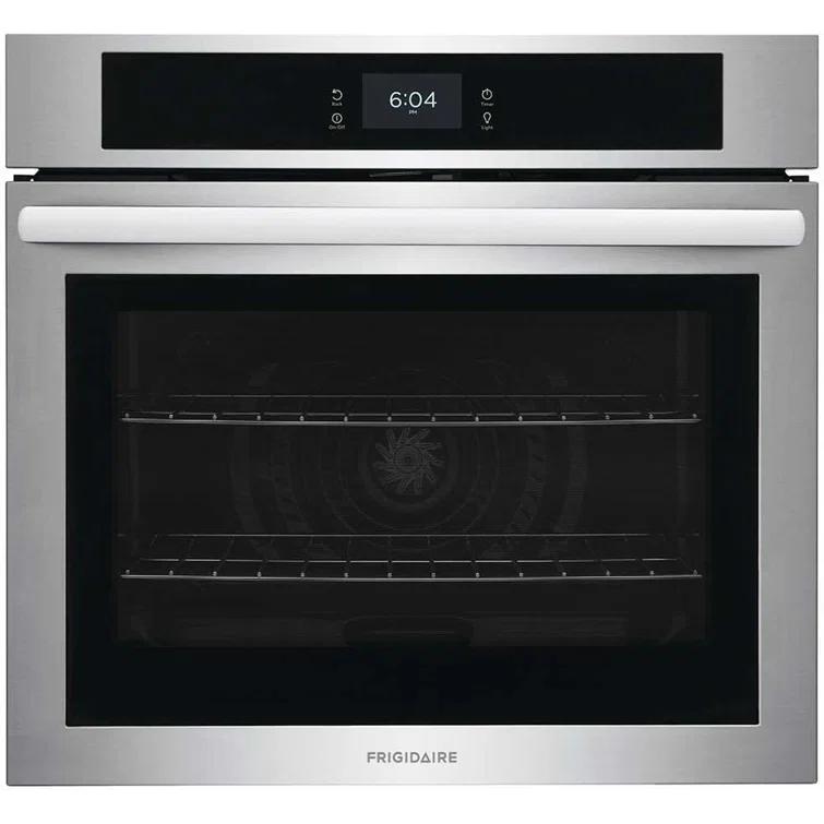 Frigidaire 30" 5.3 cu. ft Self-Cleaning Convection Electric Single Wall Oven FCWS3027AS