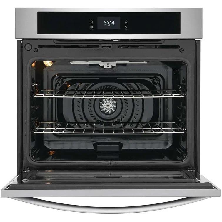 Frigidaire 30" 5.3 cu. ft Self-Cleaning Convection Electric Single Wall Oven FCWS3027AS