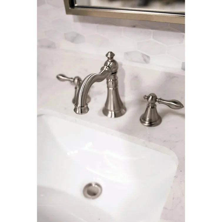 Fauceture FSC197ALAC English Classic Widespread Bathroom Faucet, Antique Copper