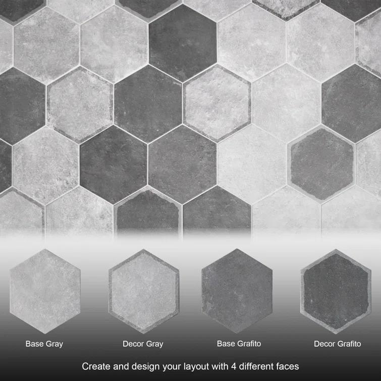 Dakota 8" X 9" Porcelain Wall & Floor Tile