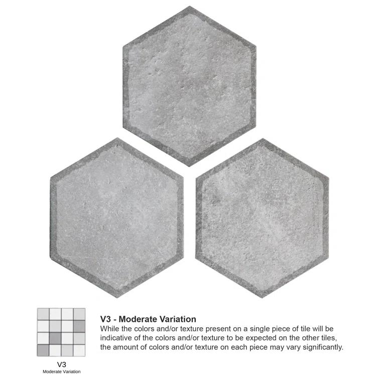 Dakota 8" X 9" Porcelain Wall & Floor Tile