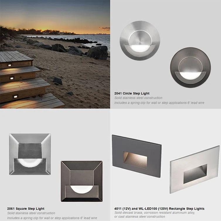 Low Voltage Integrated LED Metal Step Light