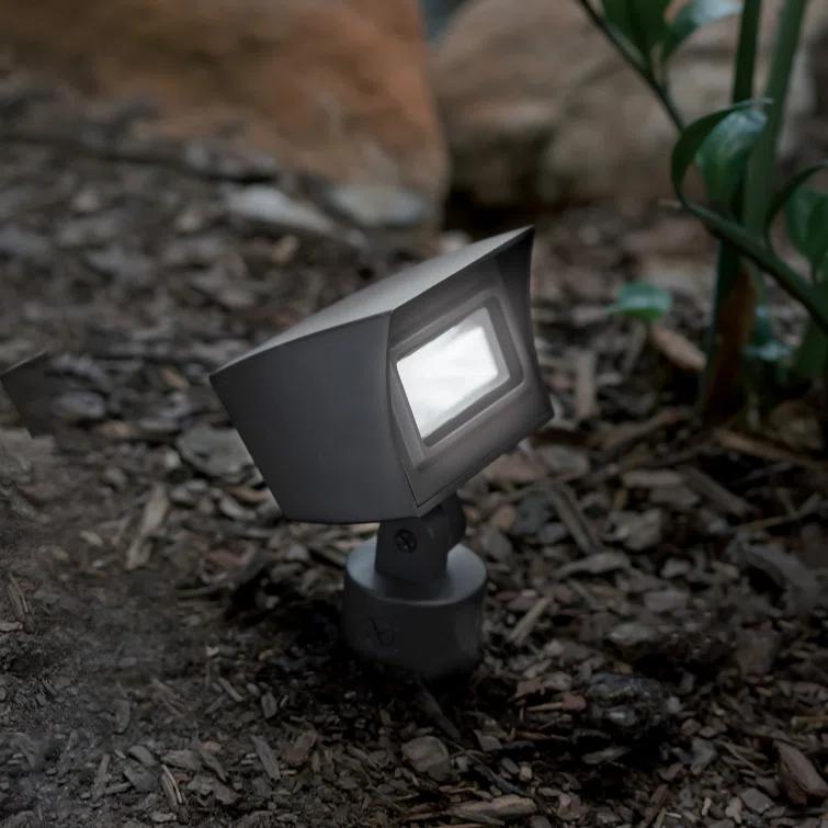 WAC Landscape Lighting Black Integrated LED Metal Flood Light