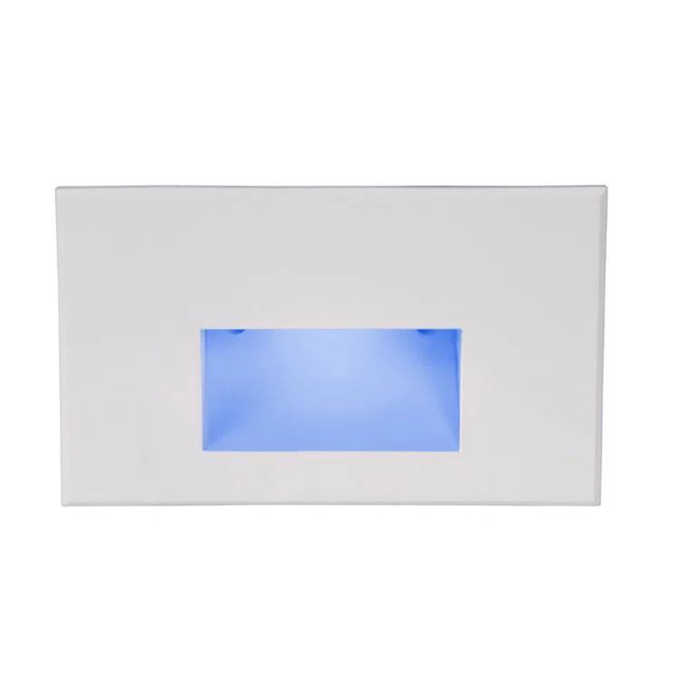 Wac Lighting Wl-Led100f Ledme 5" Wide Led Step And Wall Light - White / Red Lens