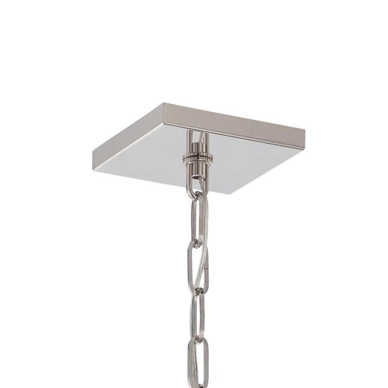 Four Light Chandelier With Linen Fabric Shades In Traditional Style 21.5 Inches Wide By 29.75 Inches High     -Traditional Installation Crystorama
