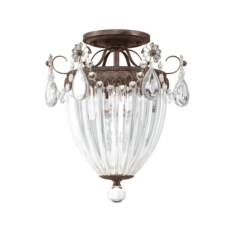 Bagatelle Crystal Semi Flush Mount
