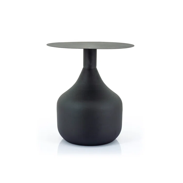 Mist Iron Top End Table