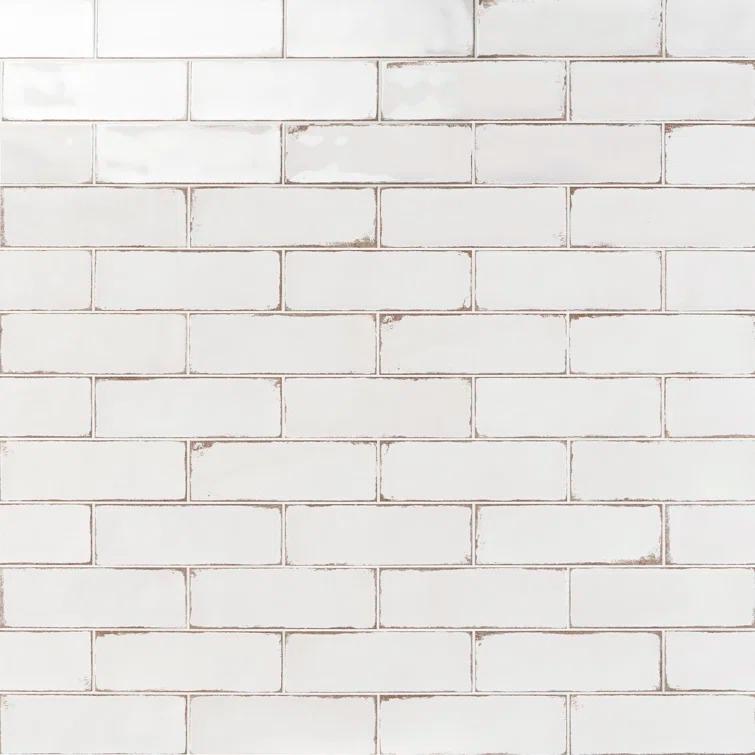 Santa Fe 4" x 12" Ceramic Fabric Look Subway Tile