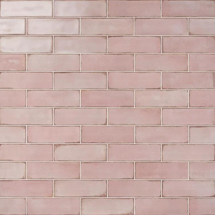 Santa Fe 4" x 12" Ceramic Fabric Look Subway Tile