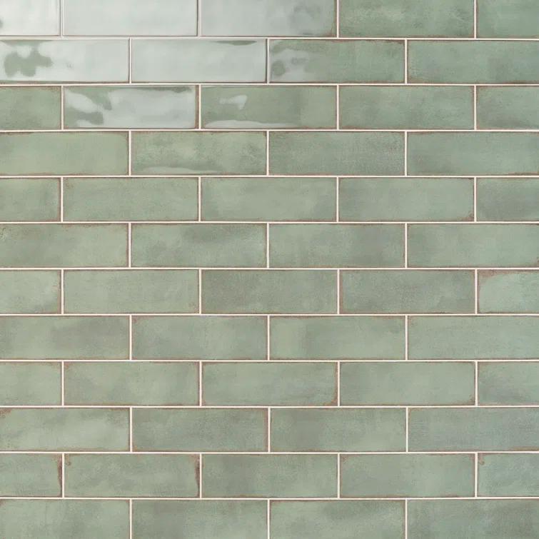 Santa Fe 4" x 12" Ceramic Fabric Look Subway Tile