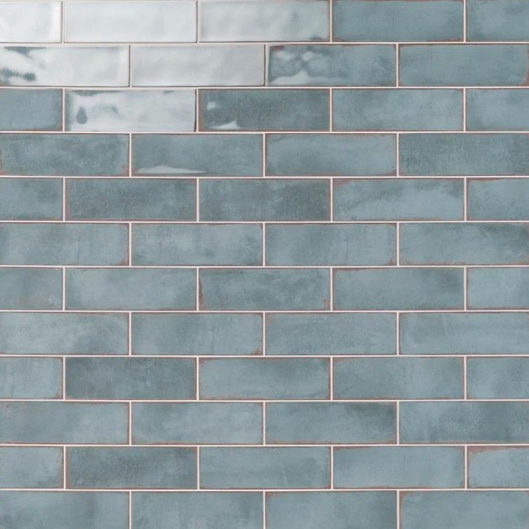 Santa Fe 4" x 12" Ceramic Fabric Look Subway Tile