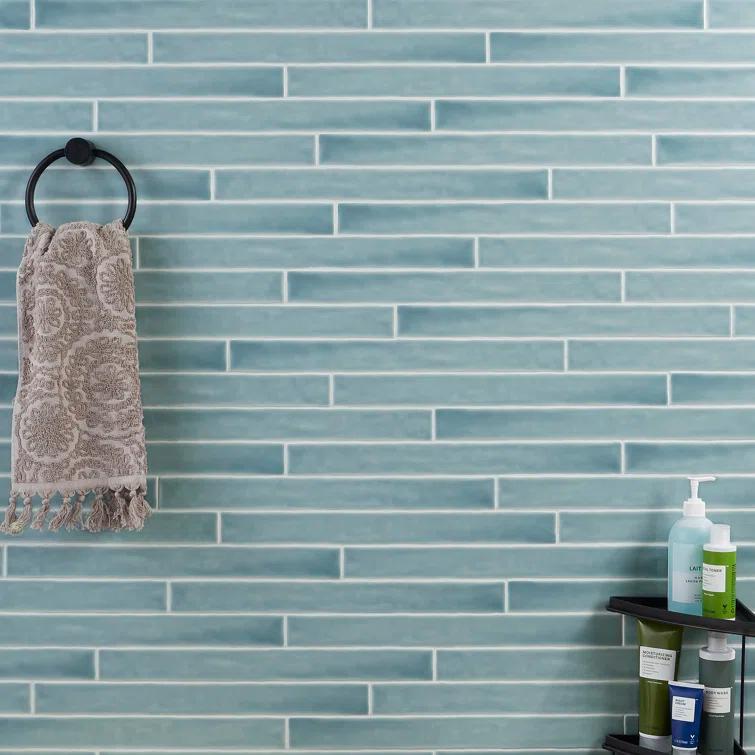 Capetown 2" x 20" Crackled Ceramic Subway Wall Tile (20 pieces/ 5.38 sq. ft./ Case)