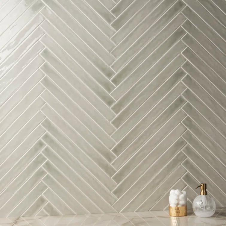Capetown 2" x 20" Crackled Ceramic Subway Wall Tile (20 pieces/ 5.38 sq. ft./ Case)