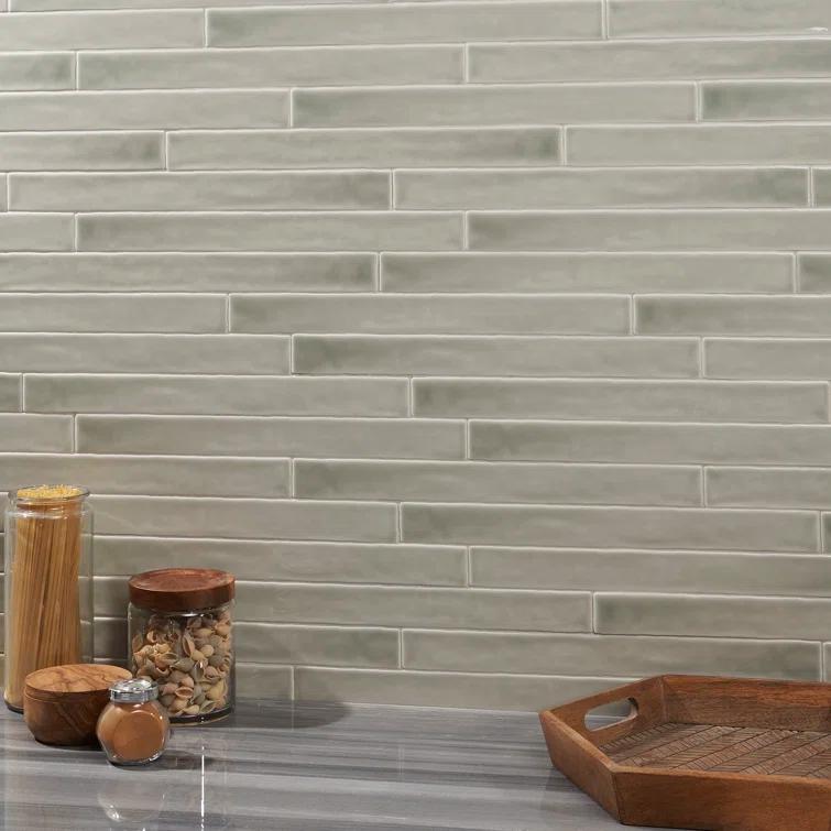 Capetown 2" x 20" Crackled Ceramic Subway Wall Tile (20 pieces/ 5.38 sq. ft./ Case)