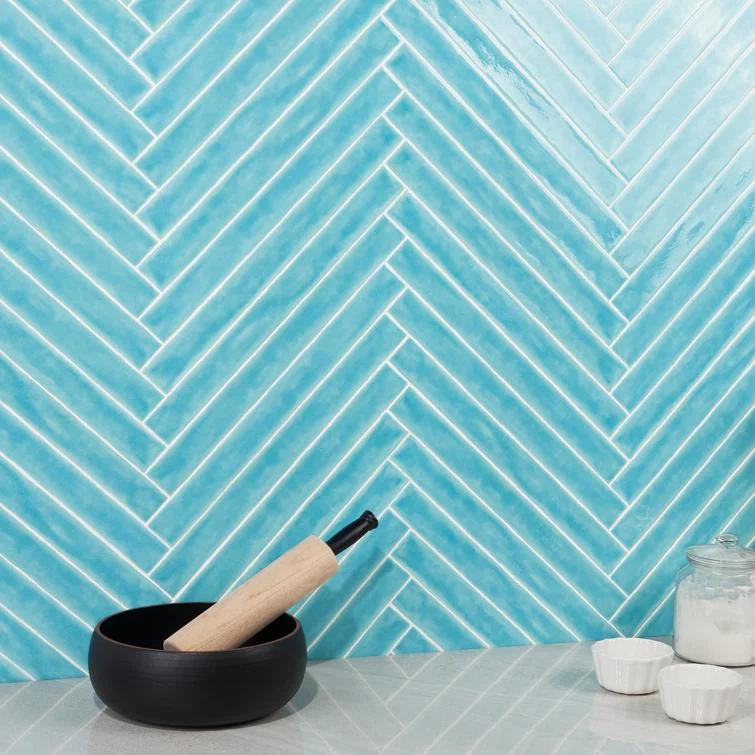 Capetown 2" x 20" Crackled Ceramic Subway Wall Tile (20 pieces/ 5.38 sq. ft./ Case)