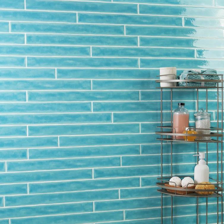 Capetown 2" x 20" Crackled Ceramic Subway Wall Tile (20 pieces/ 5.38 sq. ft./ Case)