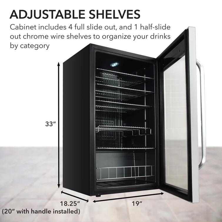 Whynter Whynter 136 Cans Freestanding Beverage Refrigerator with Digital Control