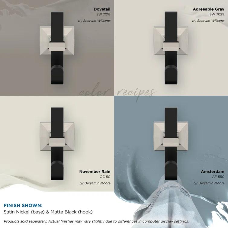Burbank Transitional Single Prong Decorative Wall Hook