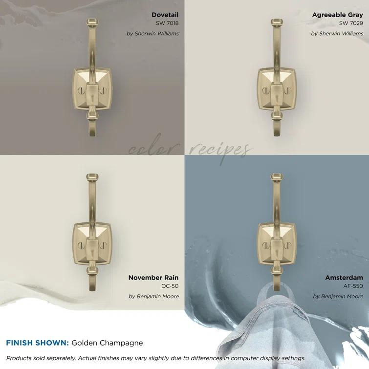 Kinsale Transitional Double Prong Decorative Wall Hook