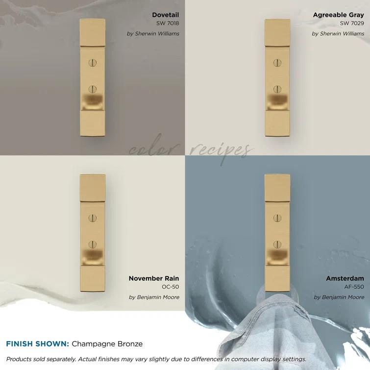 Bray Contemporary Double Prong Decorative Wall Hook