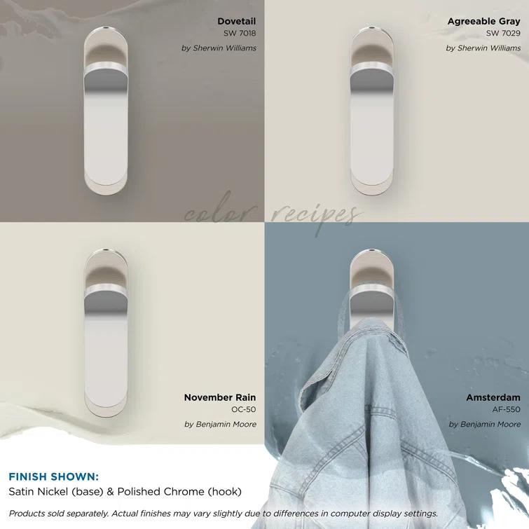 Unison Contemporary Single Prong Decorative Wall Hook