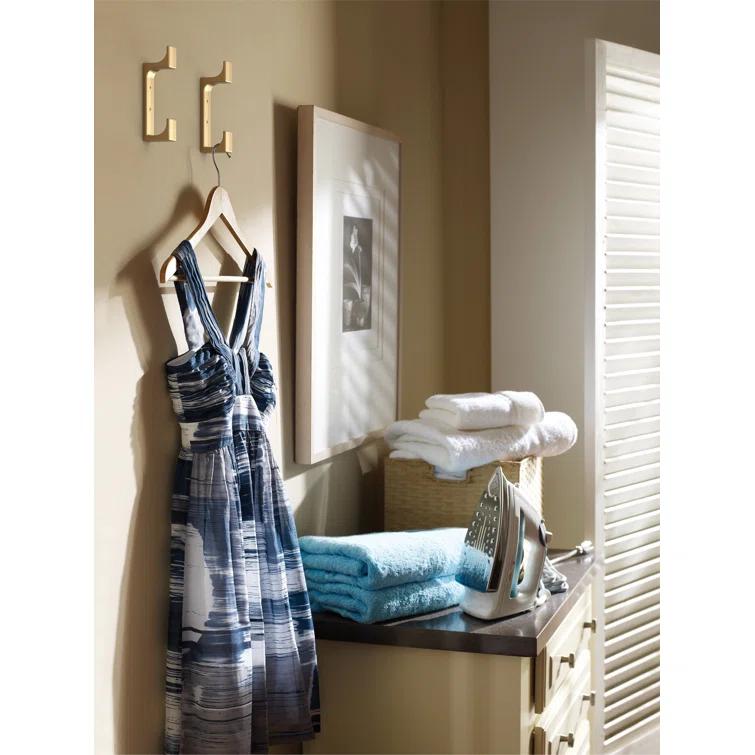 Bray Contemporary Double Prong Decorative Wall Hook