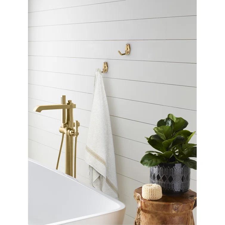 Benton Transitional Double Prong Decorative Wall Hook