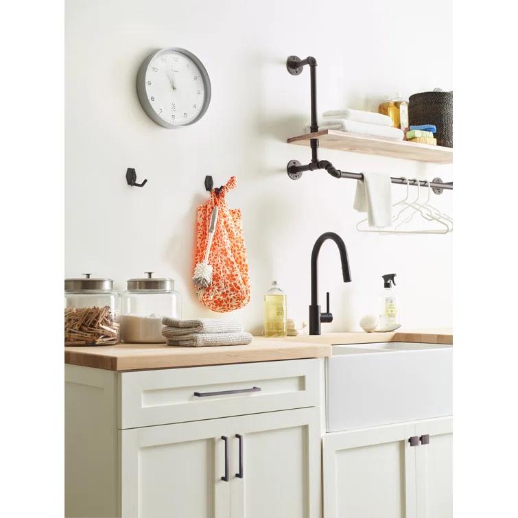 Benton Transitional Double Prong Decorative Wall Hook