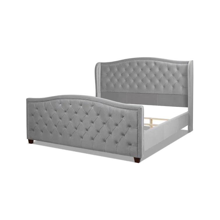 Coleman Upholstered Wingback Bed
