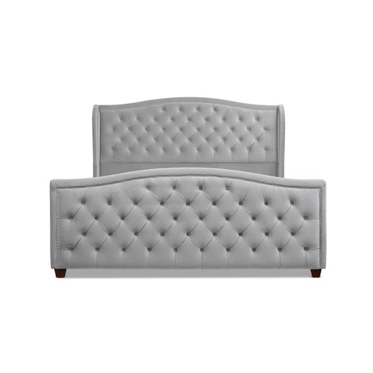 Coleman Upholstered Wingback Bed