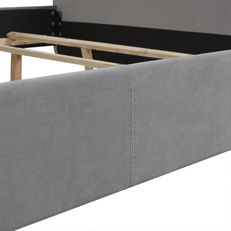 Coleman Upholstered Wingback Bed