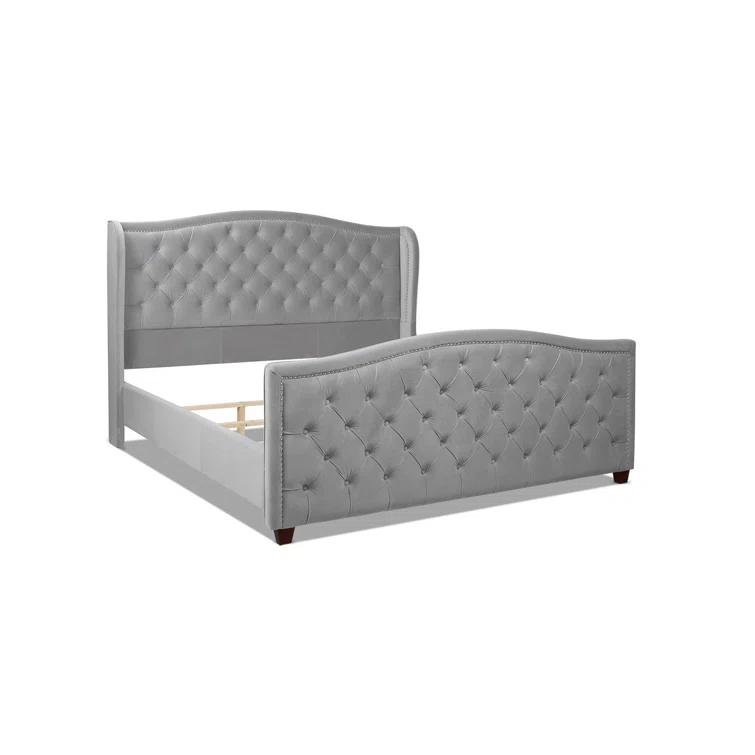 Coleman Upholstered Wingback Bed