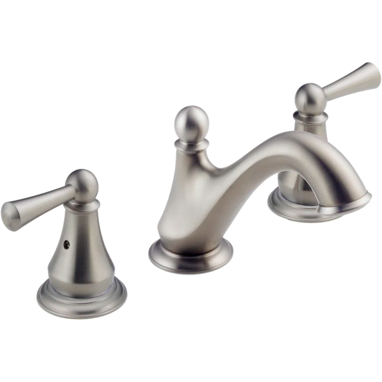 Haywood Widespread Bathroom Faucet 3 Hole, 2-handle Bathroom Sink Faucet with Drain Assembly
