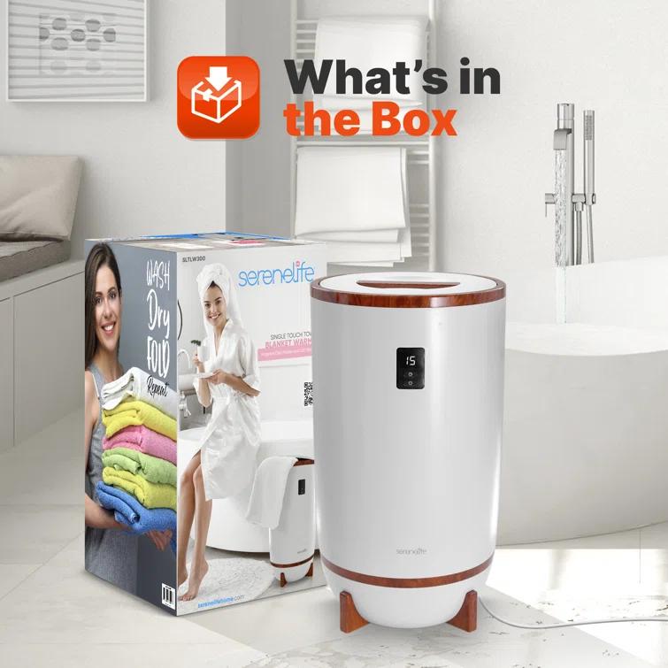 SereneLife Single Touch Electric Towel Warmer