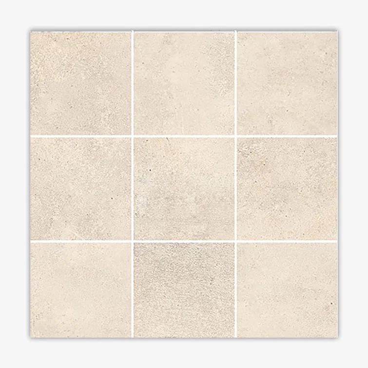Clay 12" x 12" Porcelain Grid Mosaic Wall & Floor Tile