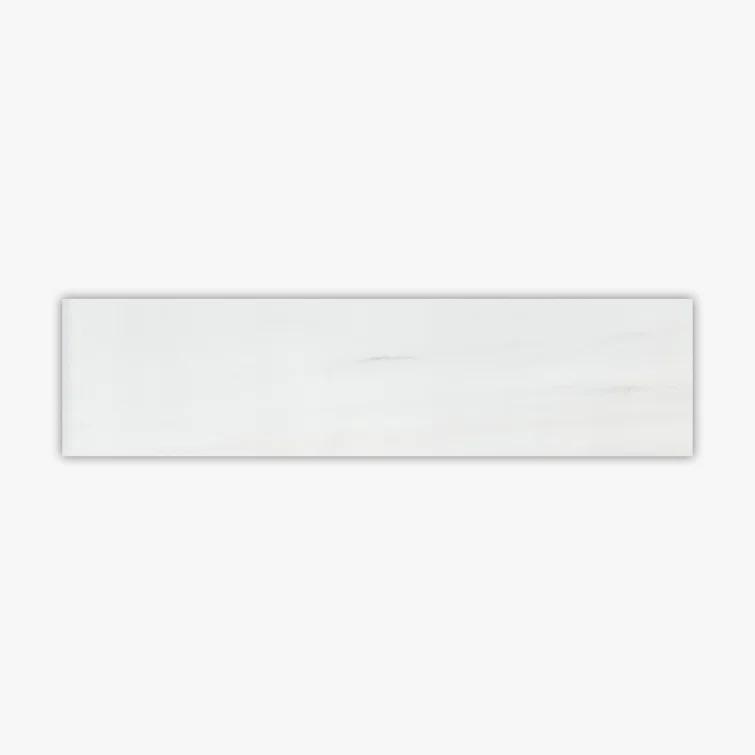 Direct Stone Source Bianco Dolomiti 3" x 12" Marble Wall & Floor Tile Subway (Set of 40)