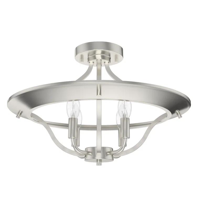 Hunter Fan Perch Point 4 Light Semi Flush Mount