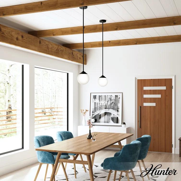 Hunter Hepburn 1 Light Mini Pendant Ceiling Light Fixture
