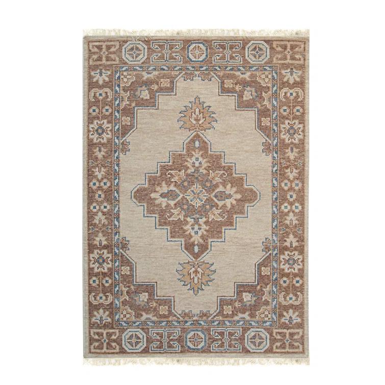 Bungalow Rose Exquisite Kiran Hand Knotted Wool Rug